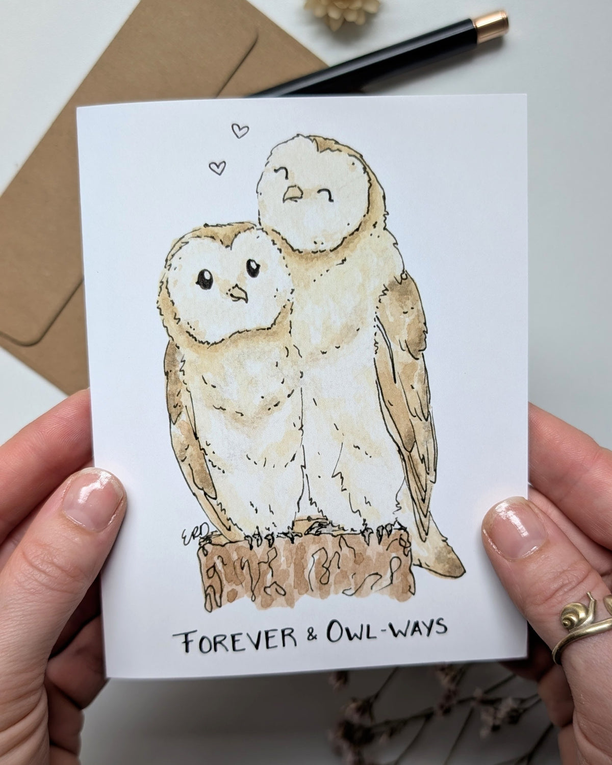 "Forever and Owl-ways" Card