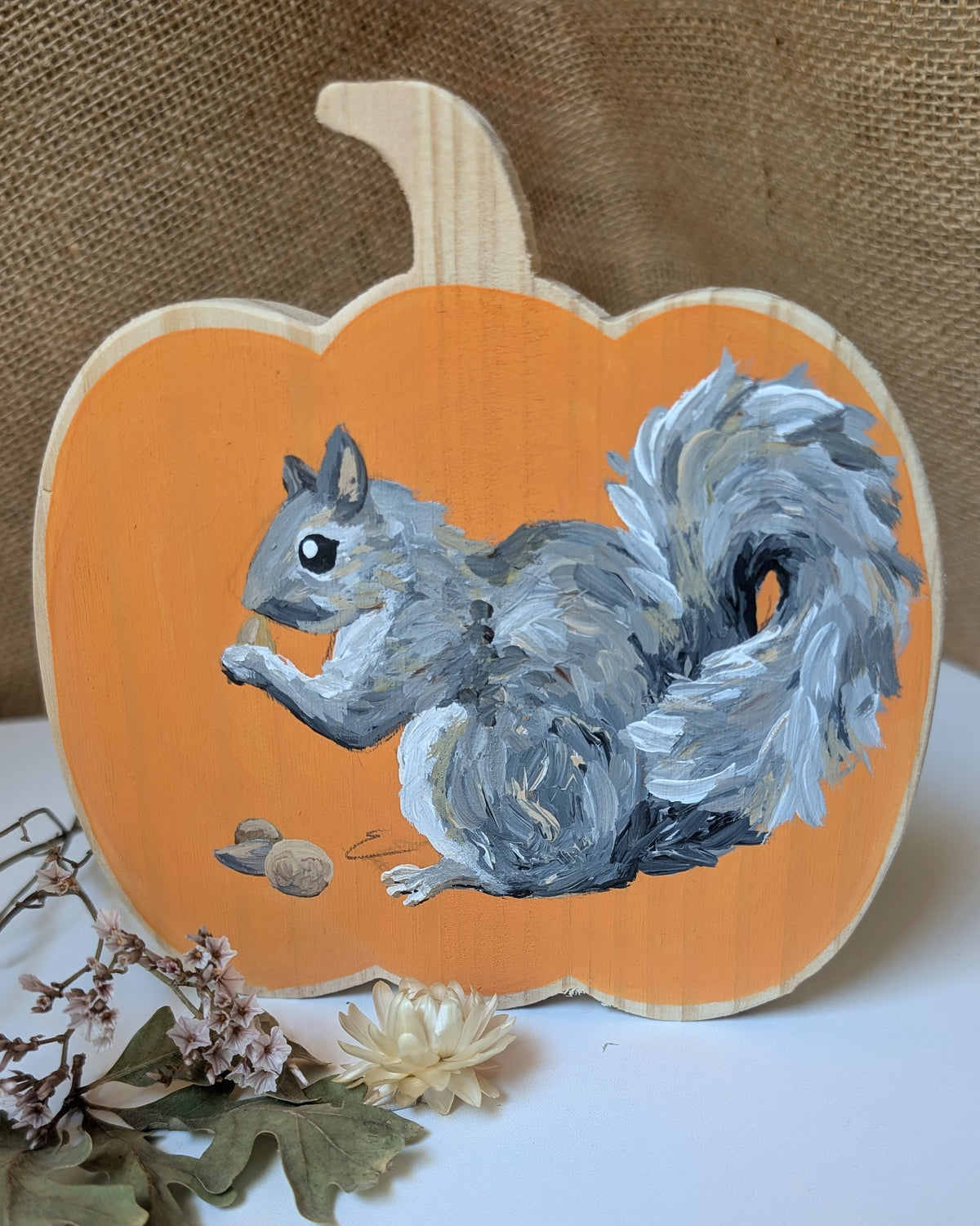 Painted Pumpkin - Squirrel 3