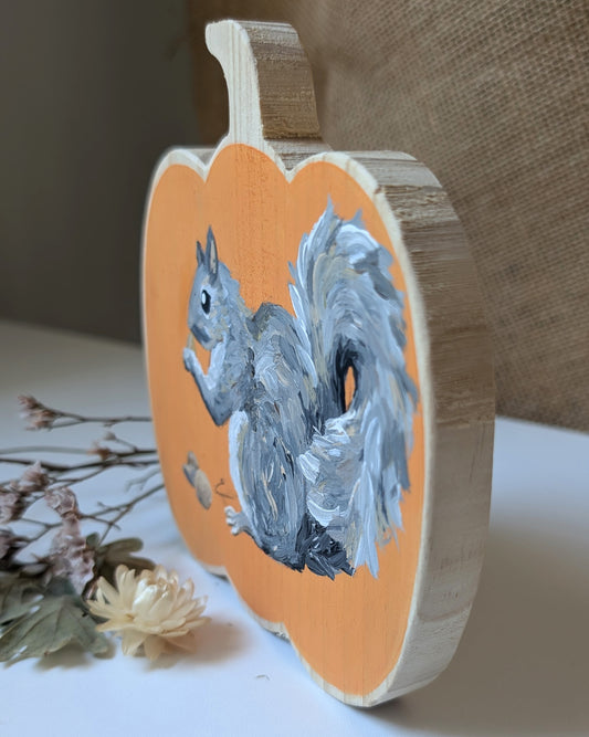 Painted Pumpkin - Squirrel 3