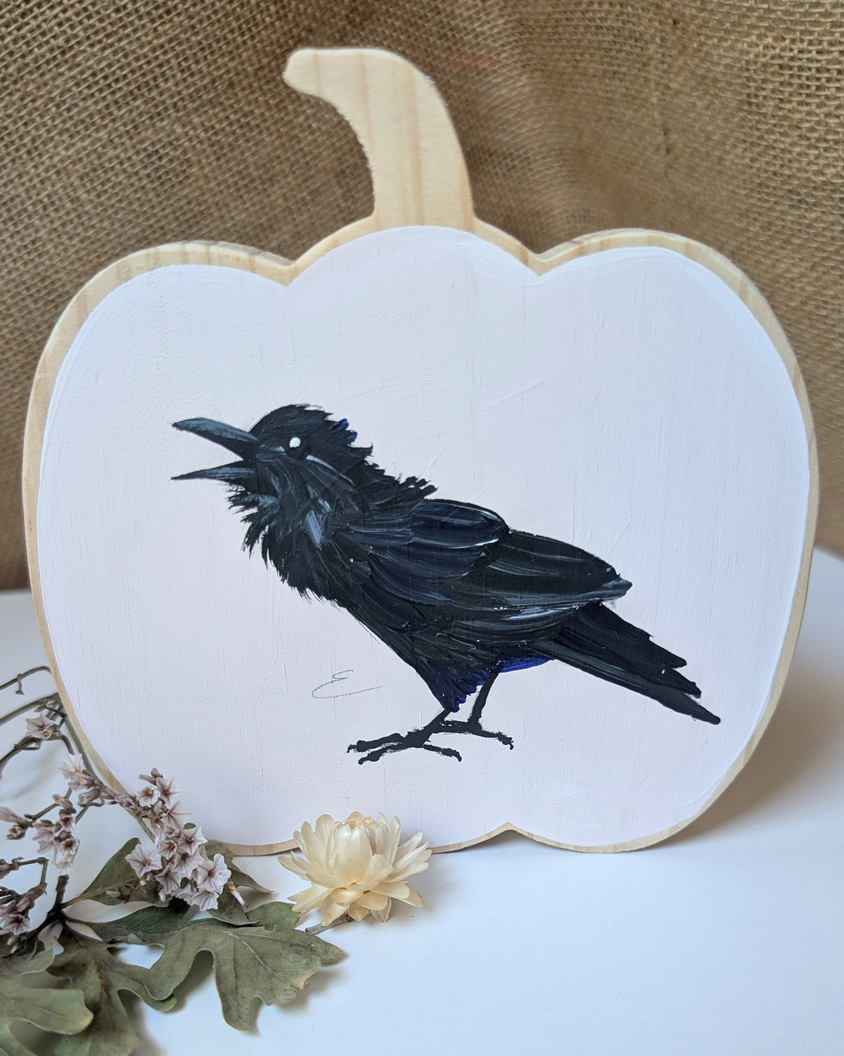 Painted Pumpkin - Crow 3