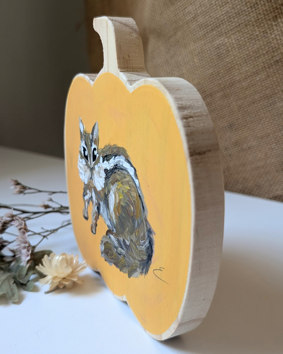 Painted Pumpkin - Chipmunk 3