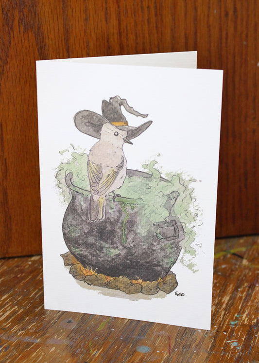 "Witchy Chiffchaff" Card