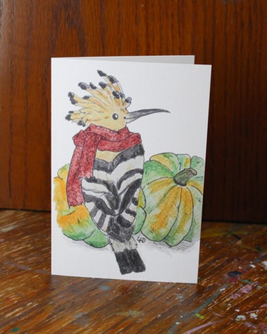 "Happy Hoopoe" Card