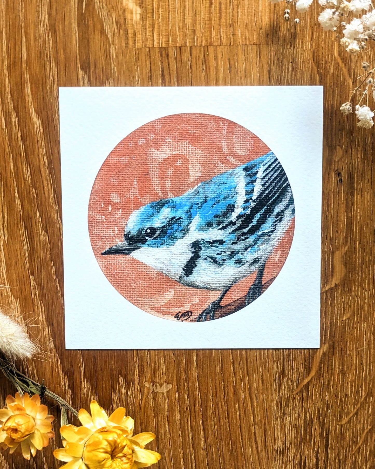 "Cerulean Sweetheart" Art Print
