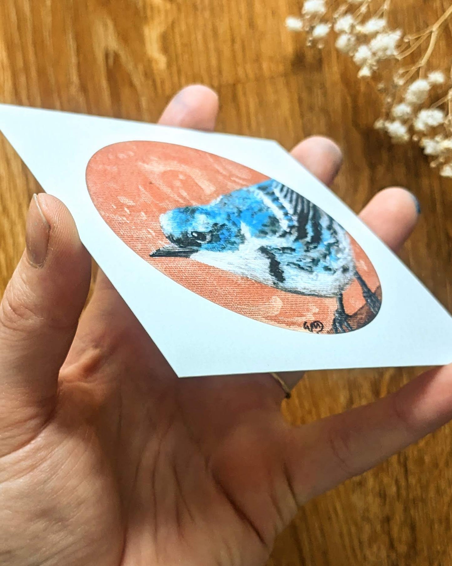 "Cerulean Sweetheart" Art Print