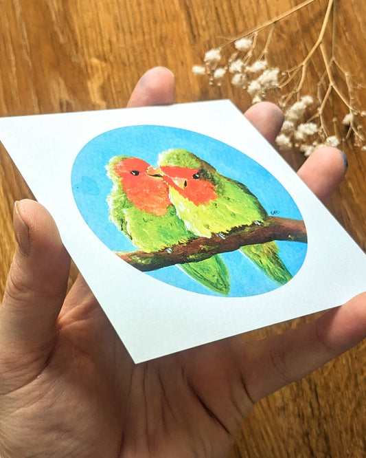 "Lovebirds" Kunstdruck
