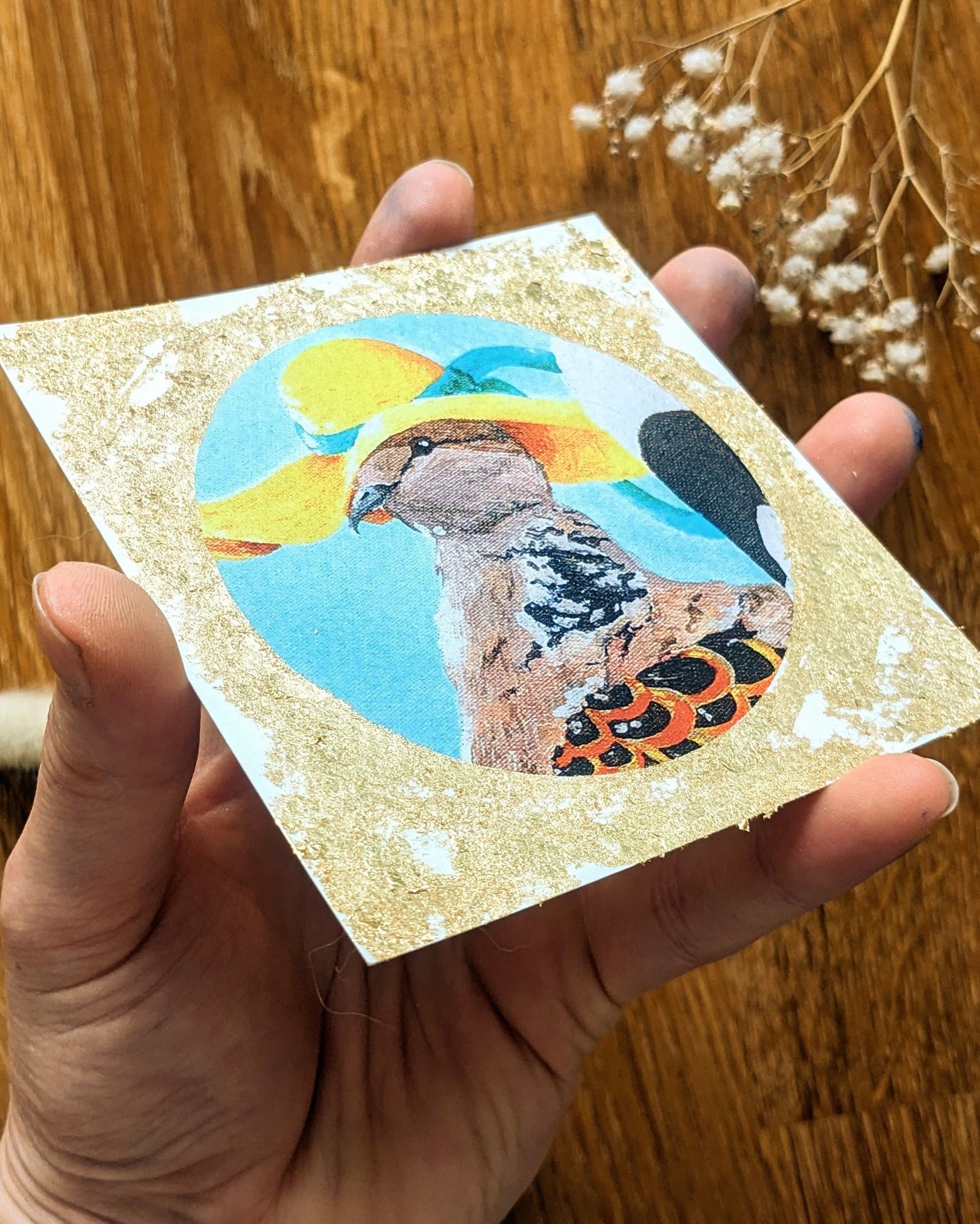 "Summer Dove" Verzierter Kunstdruck