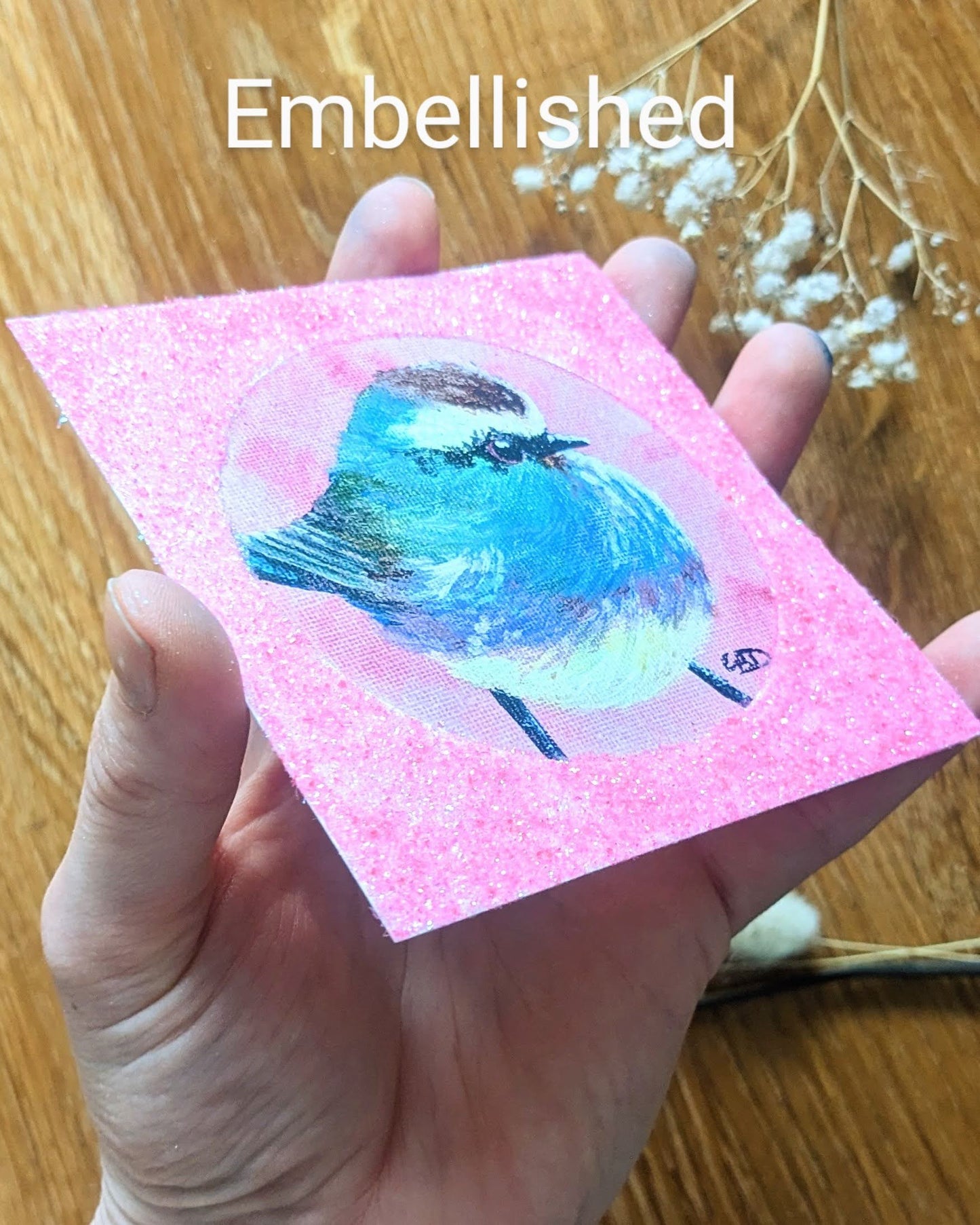 "Rainbow Fluff" Art Print