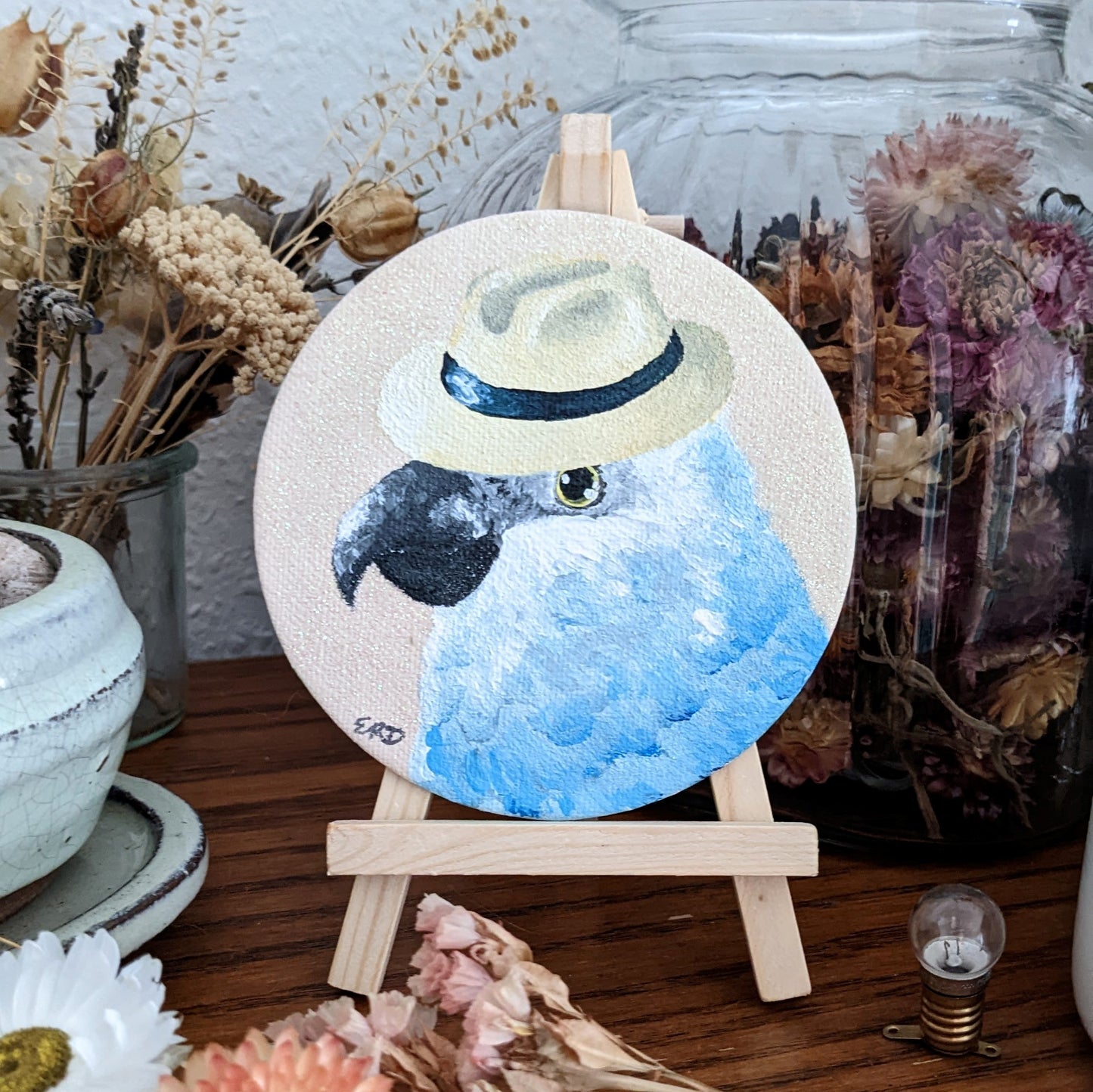 Stylish Spix' Macaw - 10cm