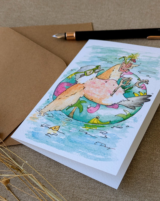 "Summer Greetings" Card