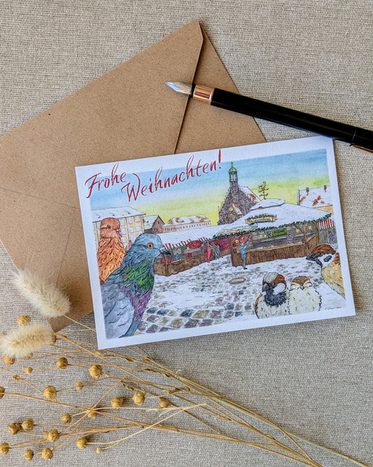 "Christmas Market" Card