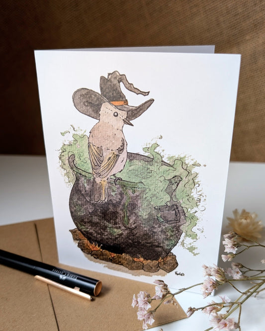 "Witchy Chiffchaff" Card