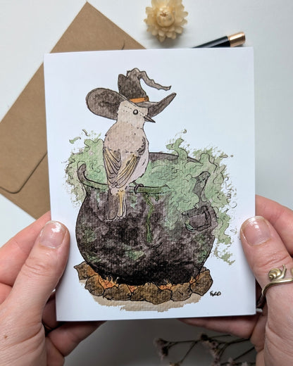 "Witchy Chiffchaff" Card