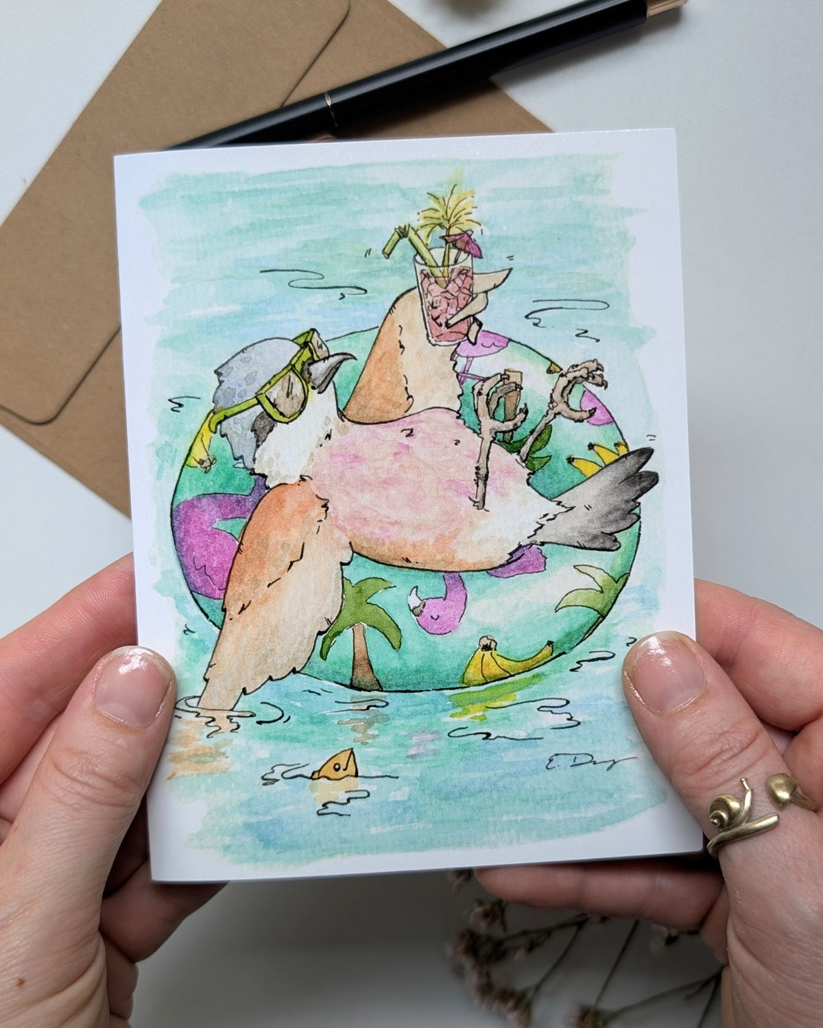 "Summer Greetings" Card
