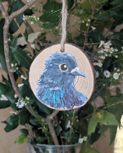 Handpainted Wood Ornament
