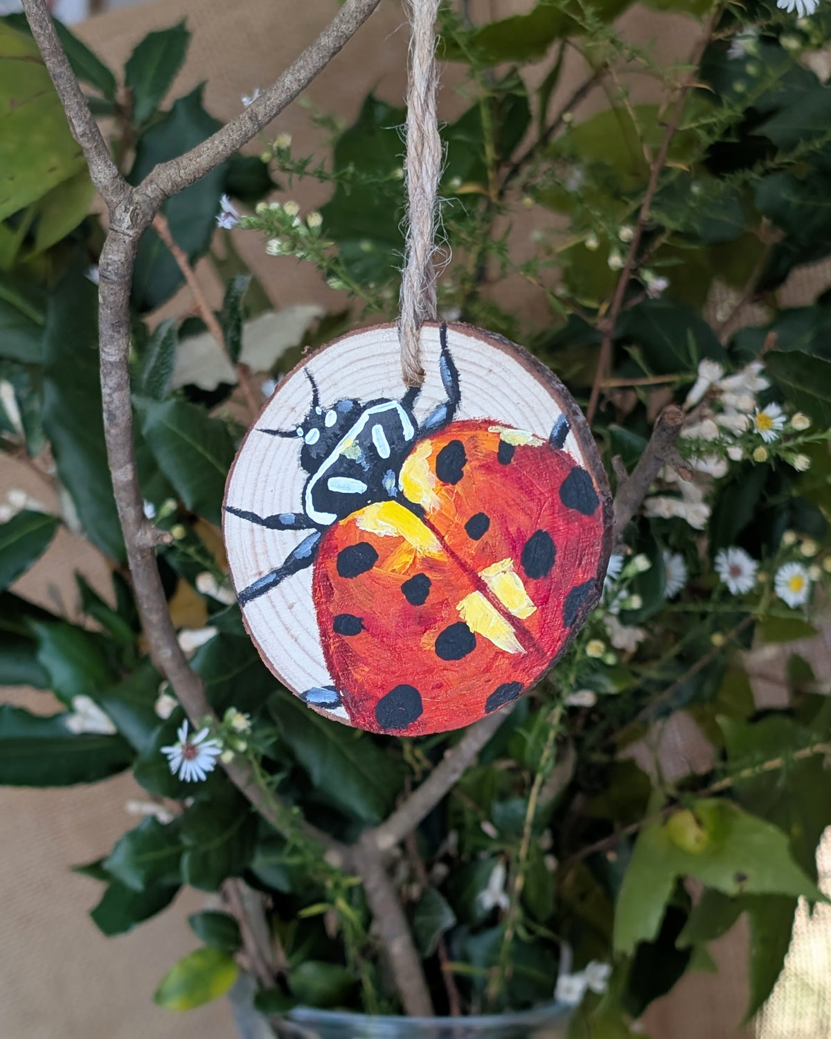 Handpainted Wood Ornament