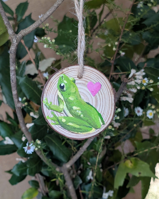 Handpainted Wood Ornament