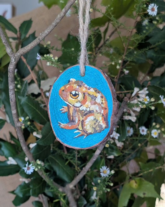 Handpainted Wood Ornament