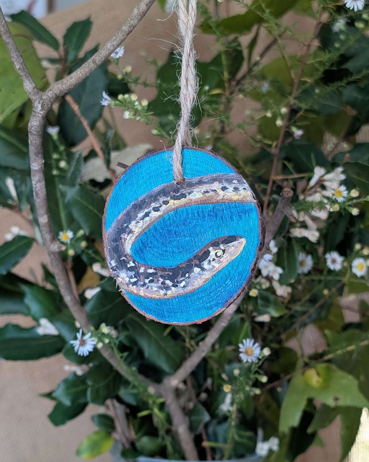 Handpainted Wood Ornament