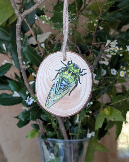 Handpainted Wood Ornament