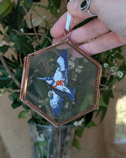 Handpainted Glass Ornament