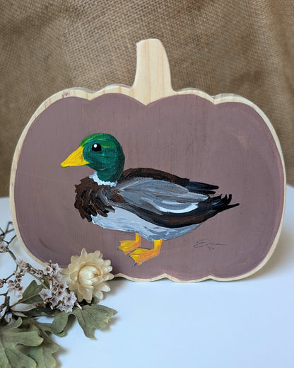Painted Pumpkin - Duck 2