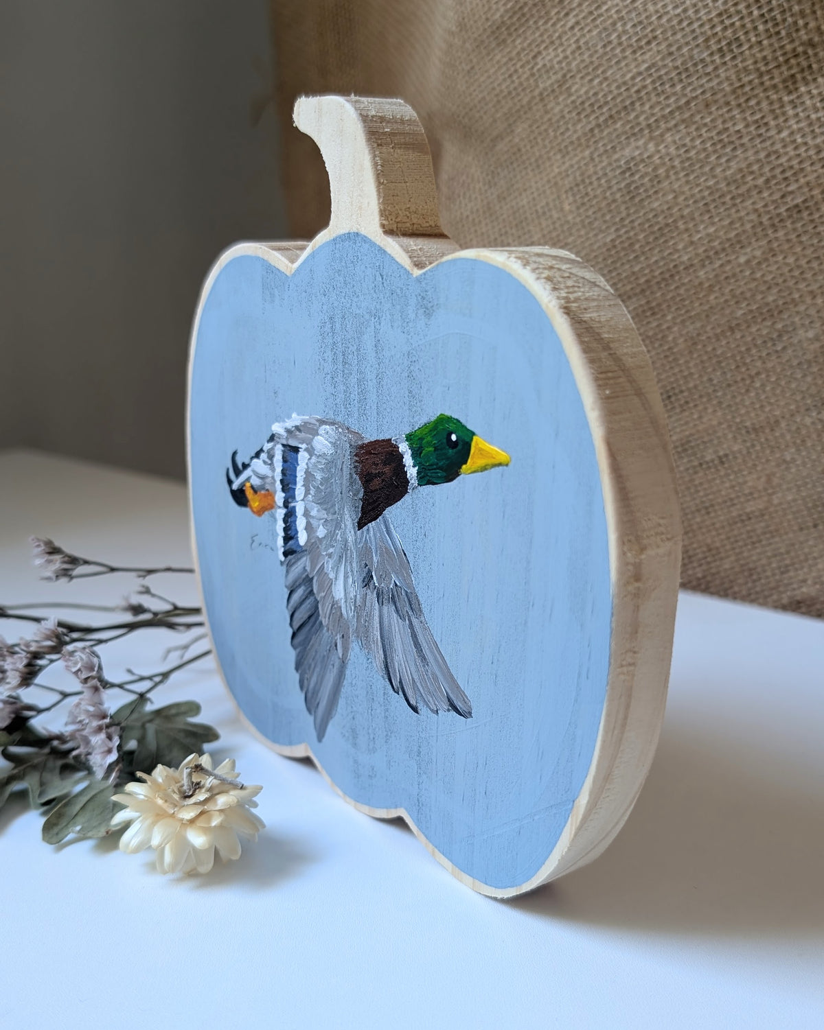 Painted Pumpkin - Duck 3