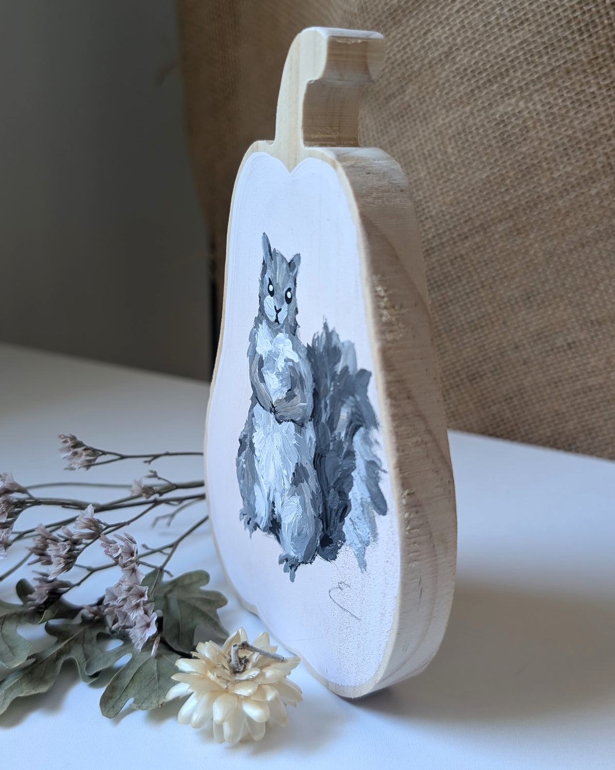 Painted Pumpkin - Squirrel 1