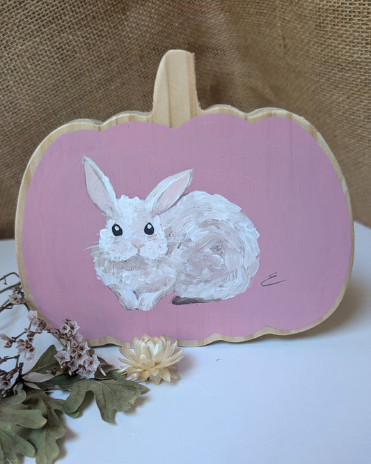 Painted Pumpkin - Bunny 2