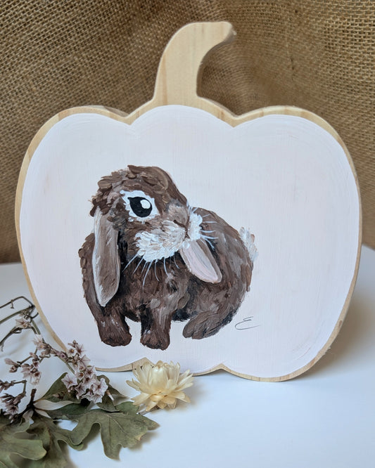 Painted Pumpkin - Bunny 3