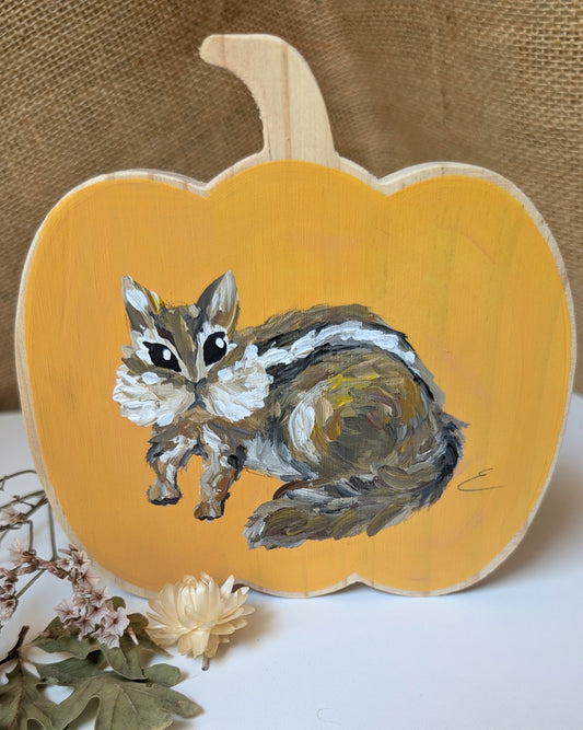 Painted Pumpkin - Chipmunk 3