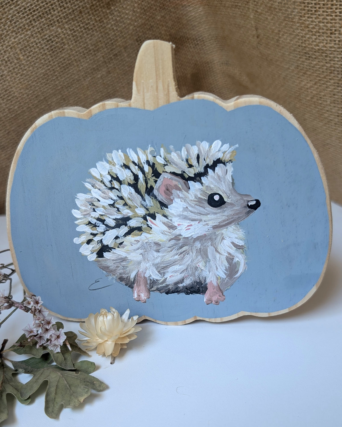 Painted Pumpkin - Hedgehog 2