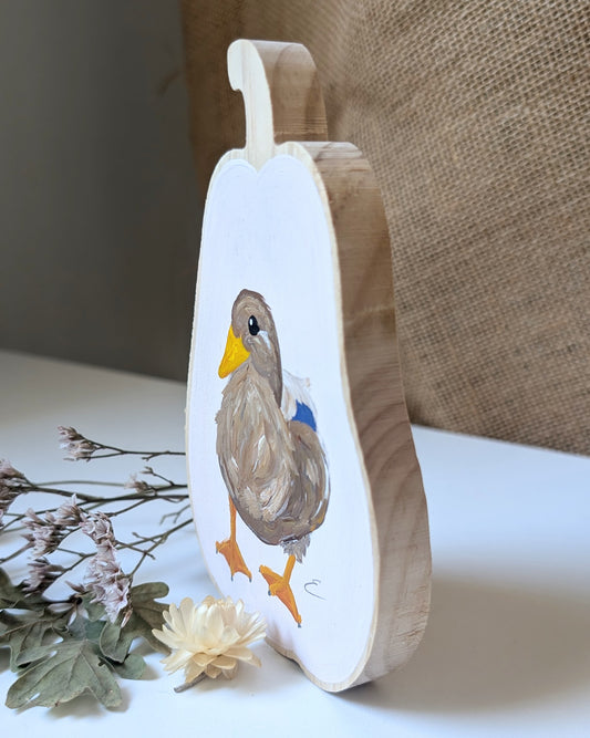 Painted Pumpkin - Duck 1