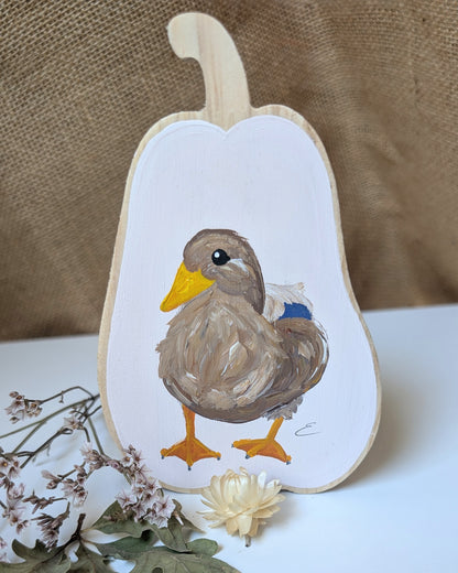 Painted Pumpkin - Duck 1