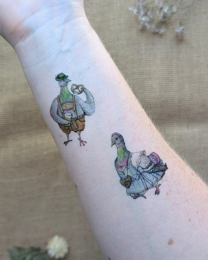 Lederhosn Bua Temporary Tattoo