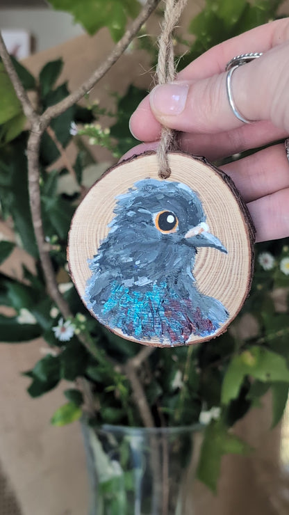 Handpainted Wood Ornament