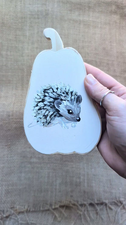 Painted Pumpkin - Hedgehog 1
