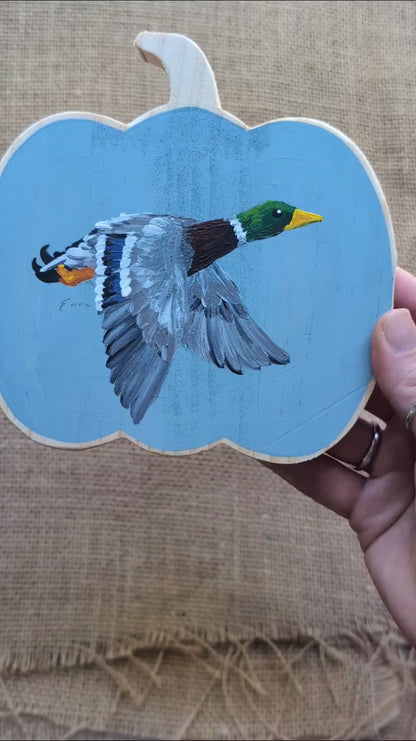 Painted Pumpkin - Duck 3