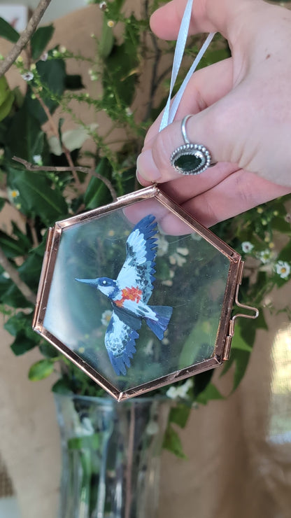 Handpainted Glass Ornament