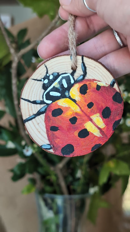 Handpainted Wood Ornament