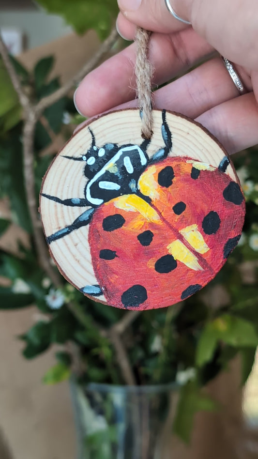 Handpainted Wood Ornament