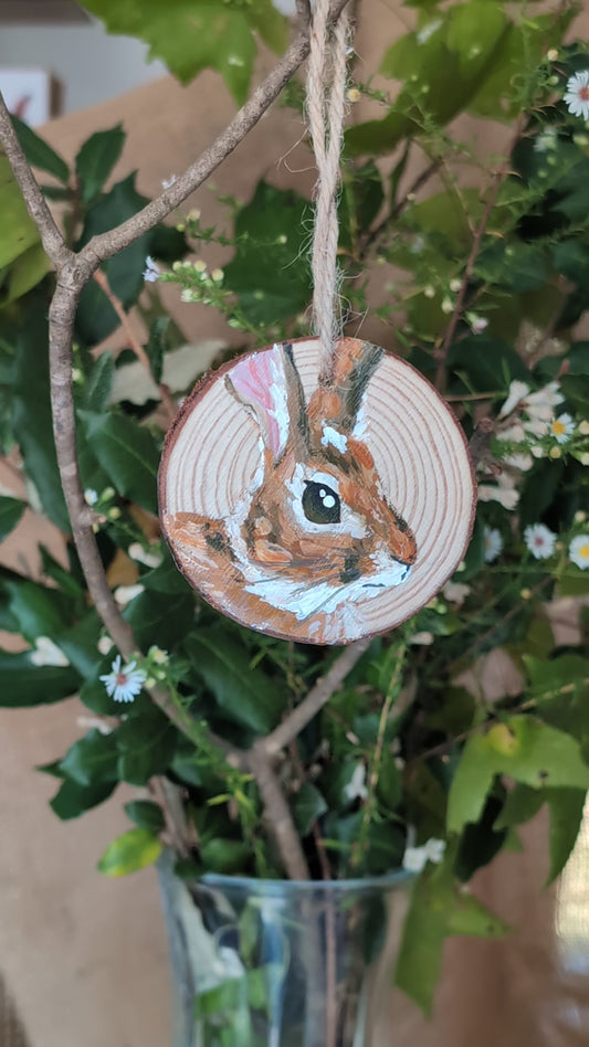 Handpainted Wood Ornament