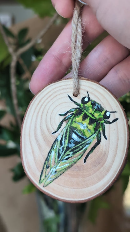 Handpainted Wood Ornament