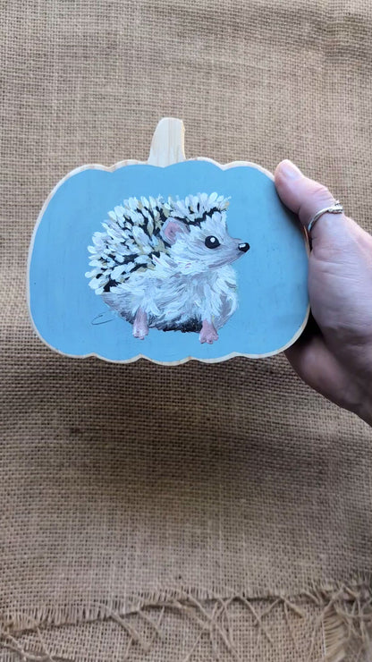 Painted Pumpkin - Hedgehog 2