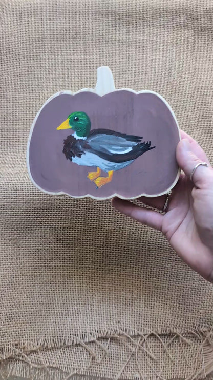 Painted Pumpkin - Duck 2