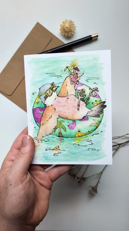 "Summer Greetings" Card