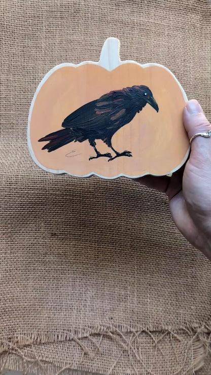 Painted Pumpkin -  Crow 2
