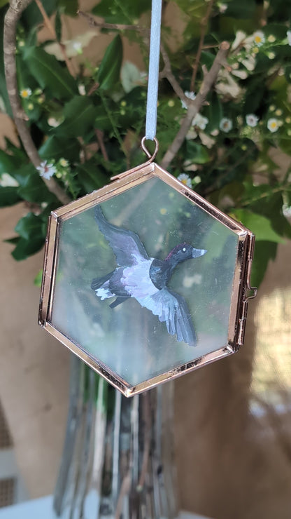 Handpainted Glass Ornament