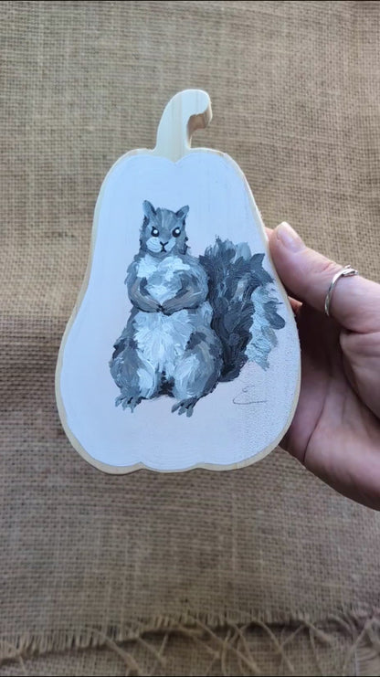 Painted Pumpkin - Squirrel 1