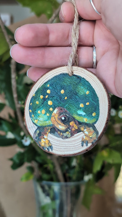 Handpainted Wood Ornament